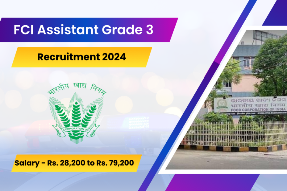 FCI Assistant Grade 3 Recruitment