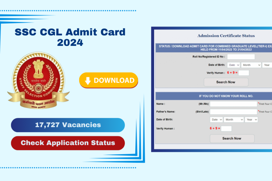 SSC CGL Admit Card 2024