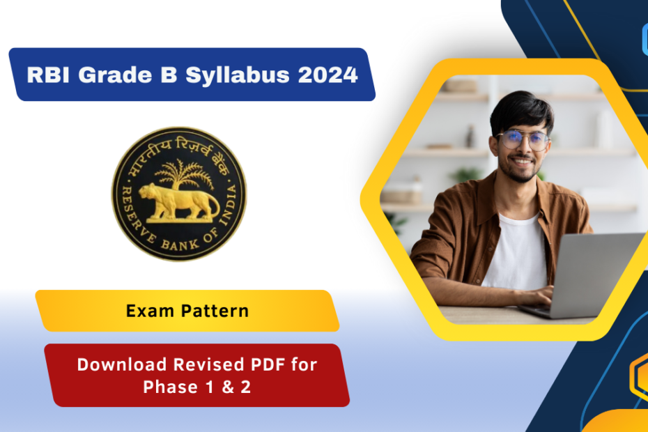 RBI Grade B Syllabus 2024 and Exam Pattern Download Revised PDF for Phase 1 & 2